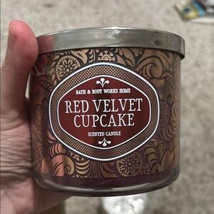 Bath & Body Works Red Velvet Cupcake Scented Candle